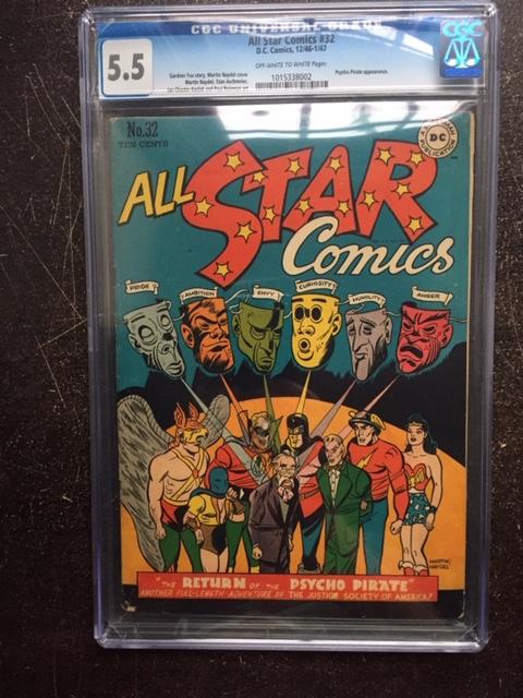 All Star Comics #32 CGC 5.5 ow/w