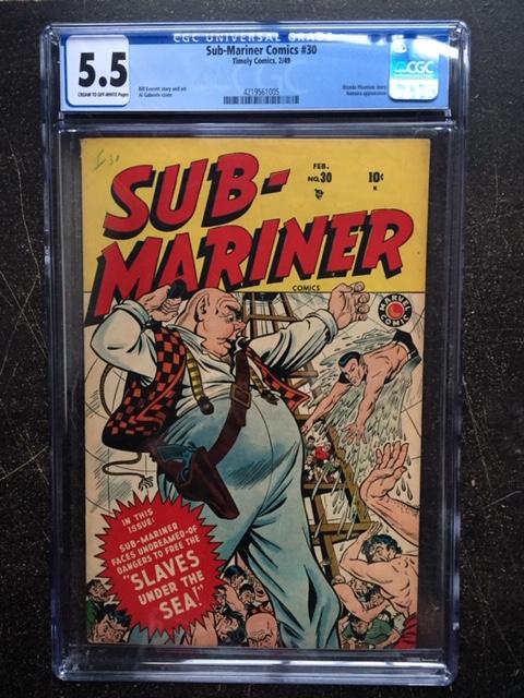 Sub-Mariner Comics #30 CGC 5.5 cr/ow