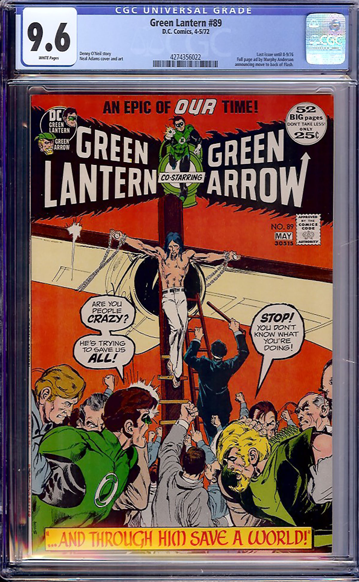 Green Lantern #89 CGC 9.6 w