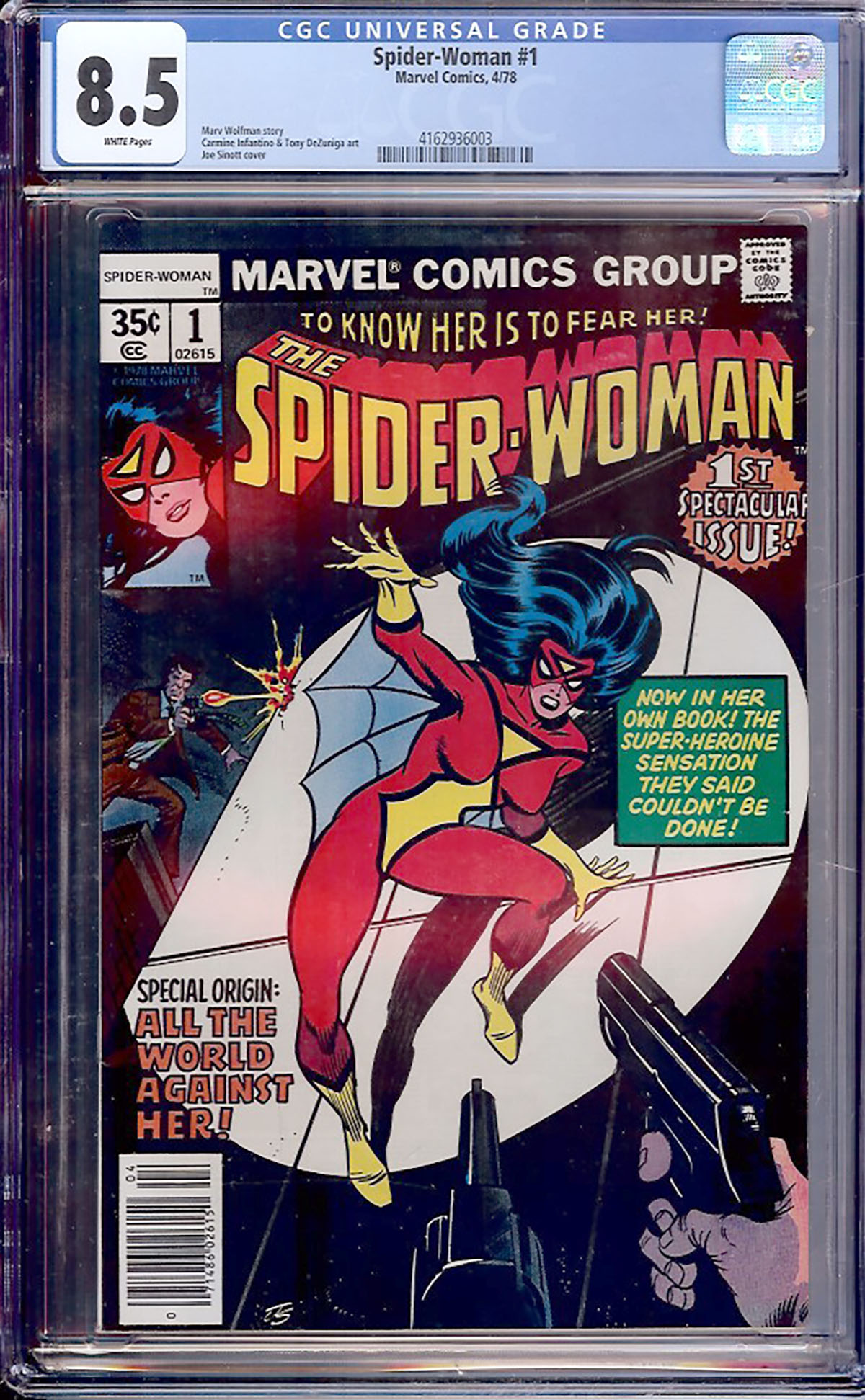 Spider-Woman #1 CGC 8.5 w