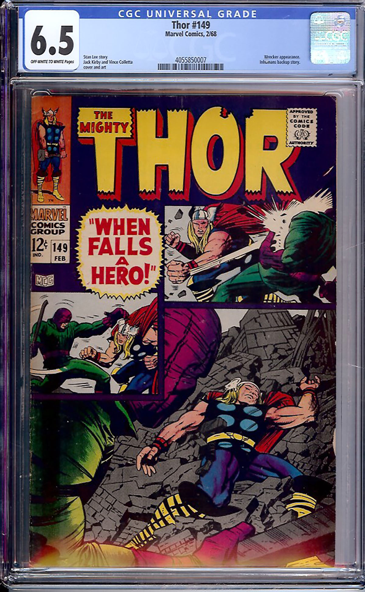 Thor #149 CGC 6.5 ow/w