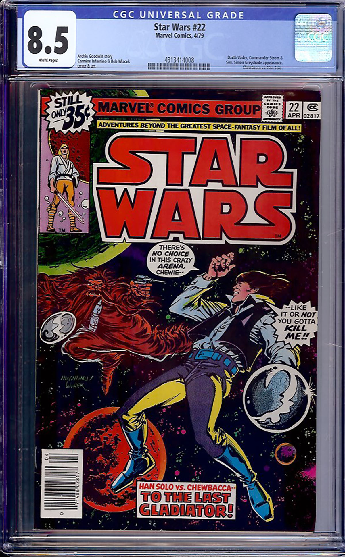 Star Wars #22 CGC 8.5 w