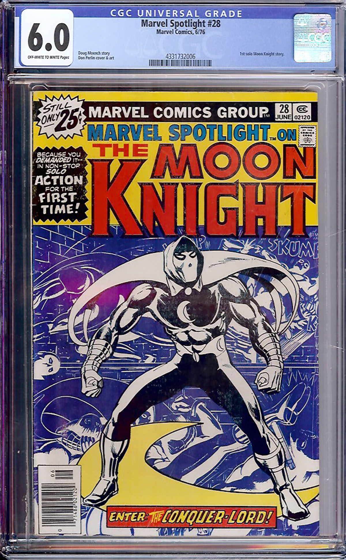 Marvel Spotlight #28 CGC 6.0 ow/w