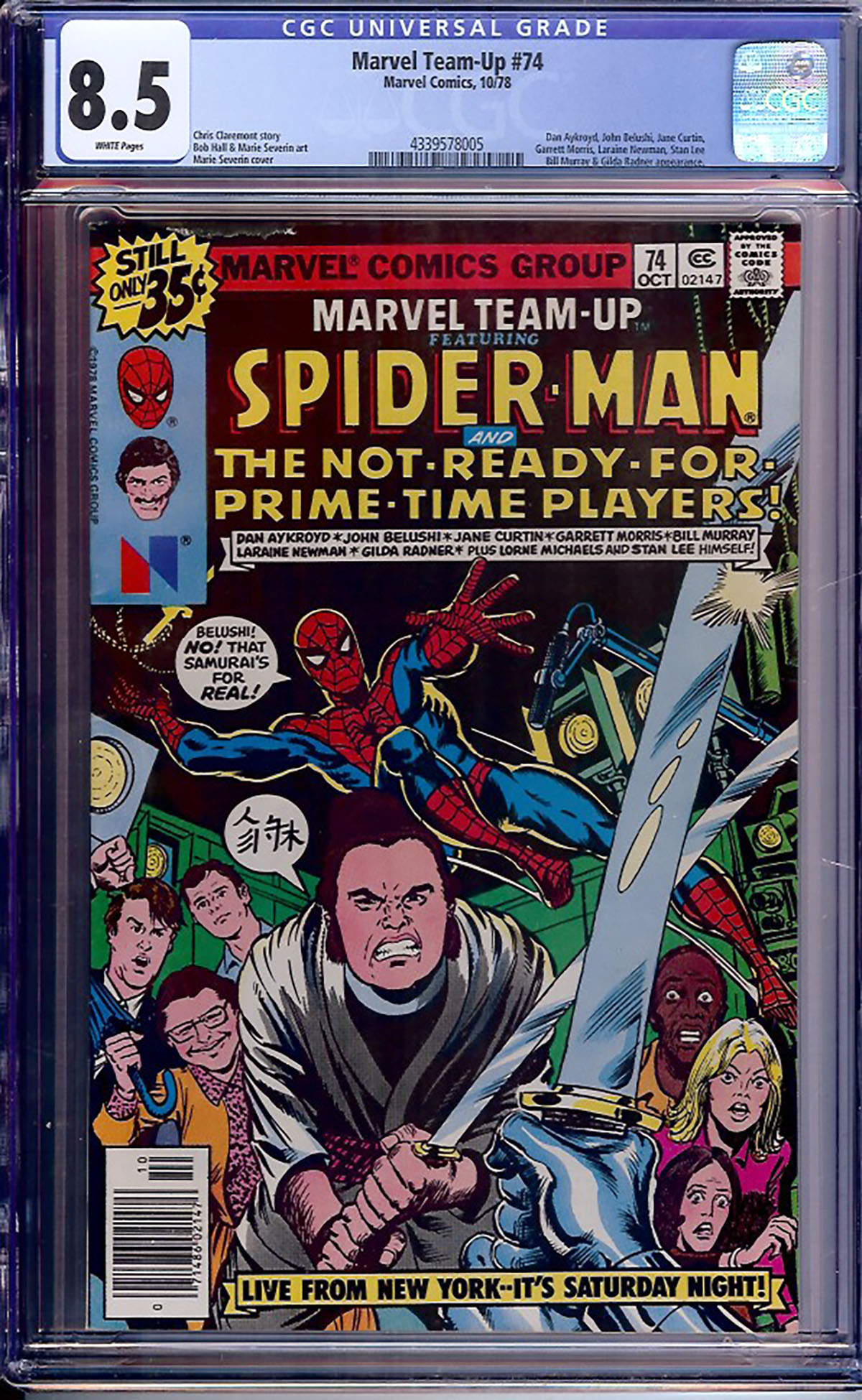 Marvel Team-Up #74 CGC 8.5 w