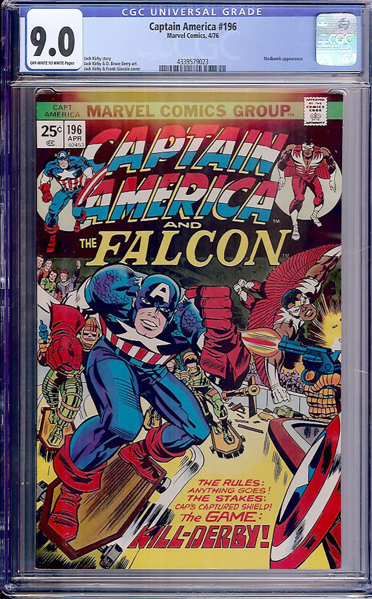 Captain America #196 CGC 9.0 ow/w