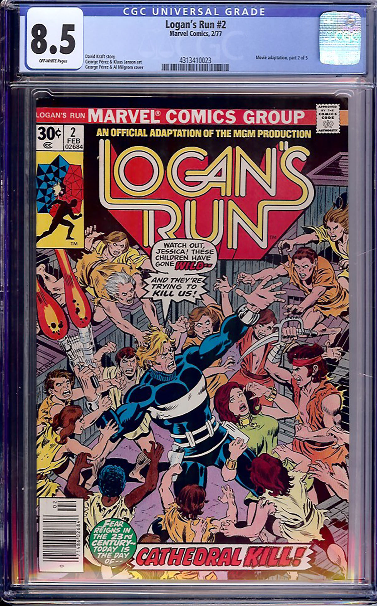 Logan's Run #3 CGC 8.5 ow/w