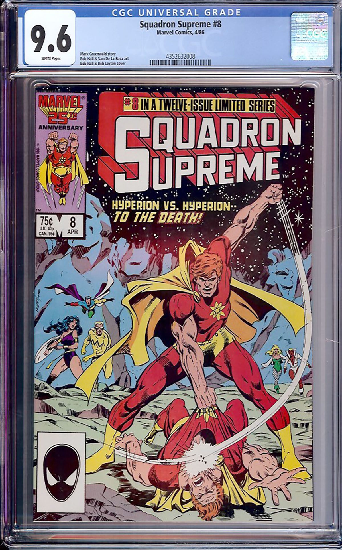 Squadron Supreme #8 CGC 9.6 w