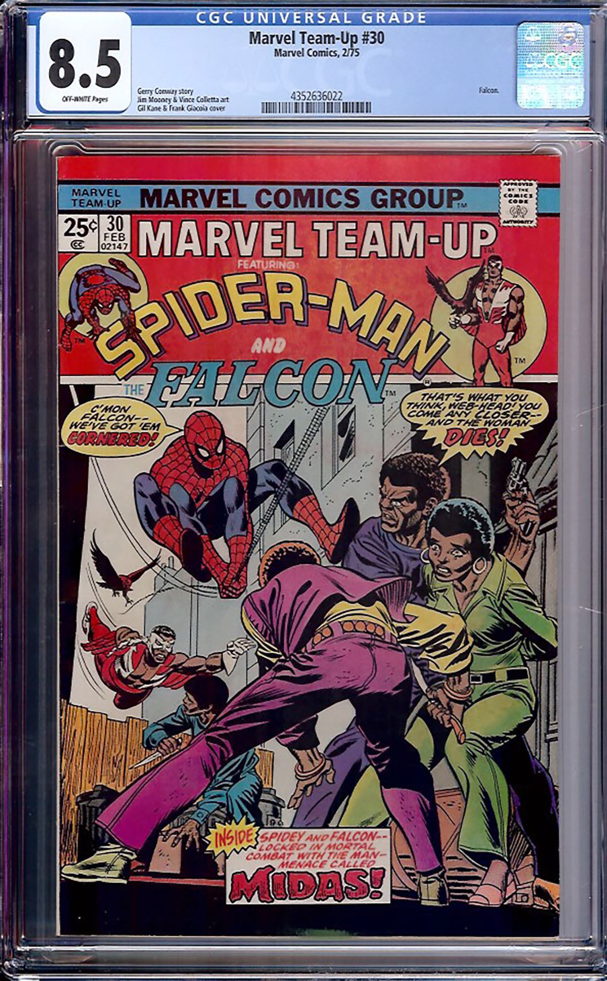 Marvel Team-Up #30 CGC 8.5 ow