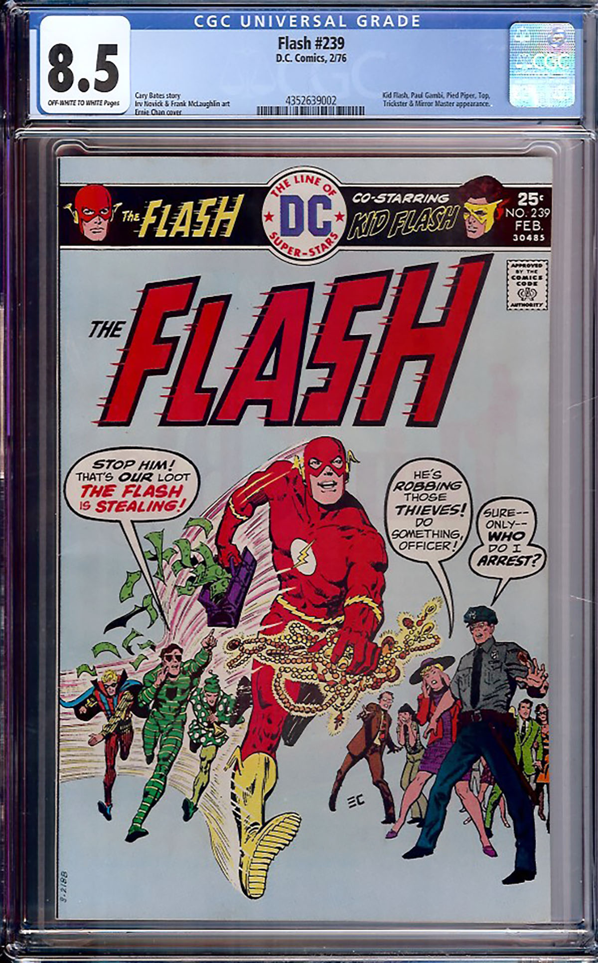 Flash #239 CGC 8.5 ow/w