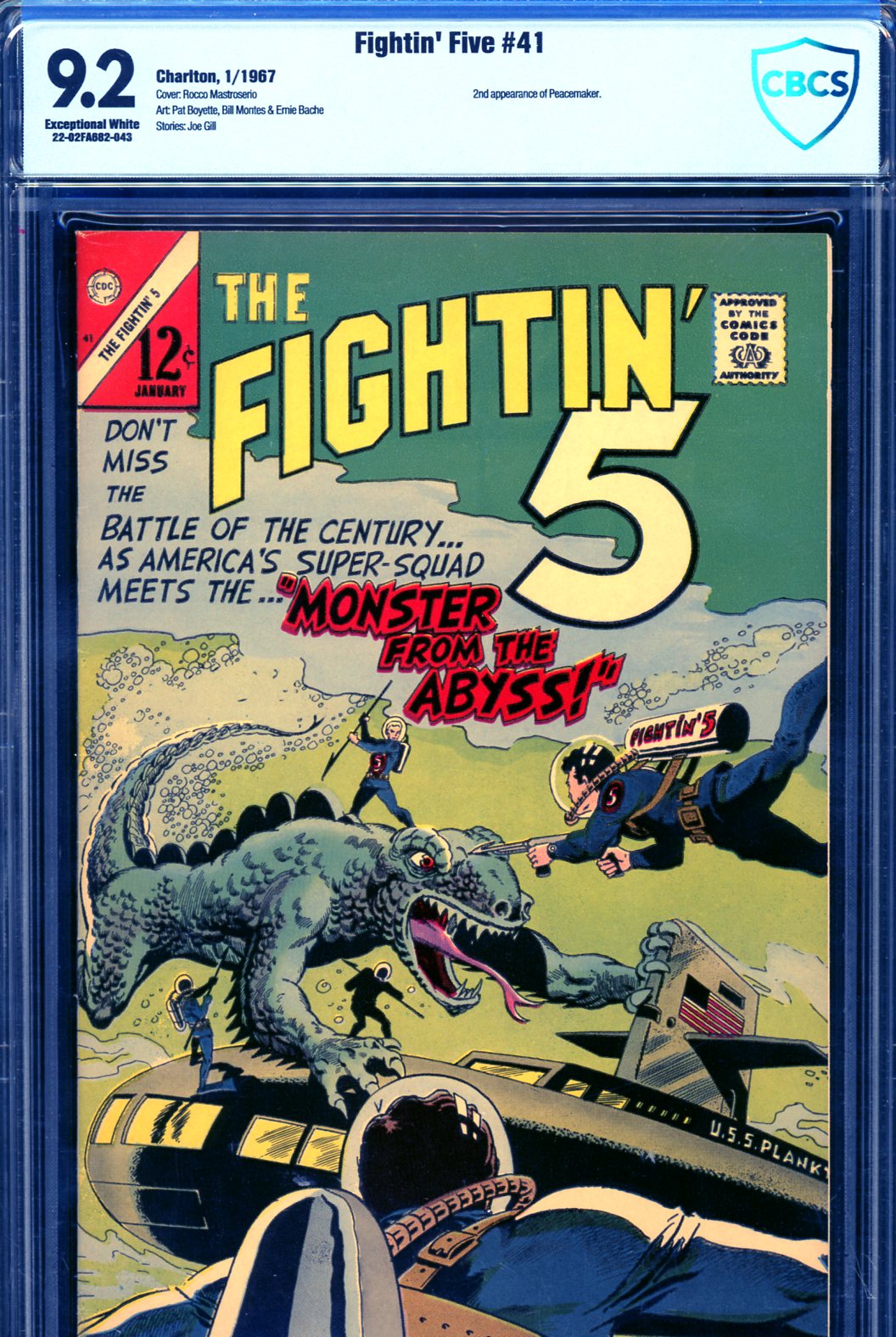 Fightin' Five #41 CBCS 9.2 w
