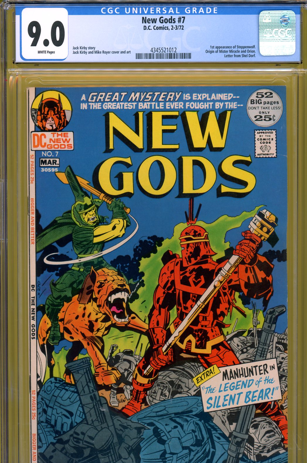 New Gods #7 CGC 9.0 w