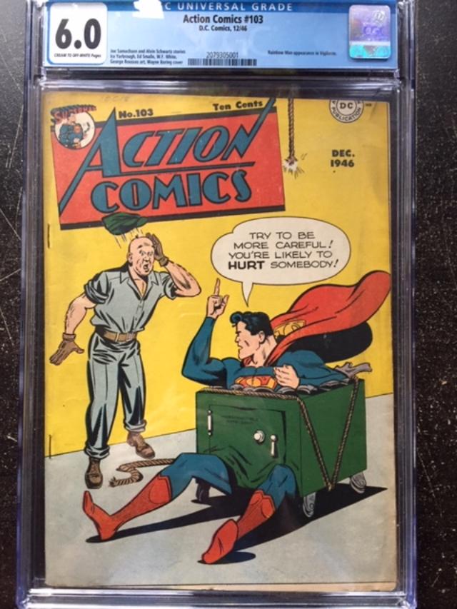 Action Comics #103 CGC 6.0 cr/ow