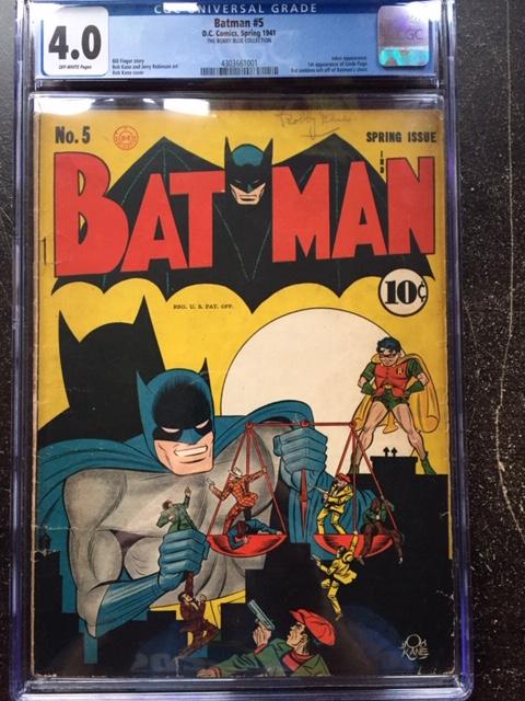 Batman #5 CGC 4.0 ow