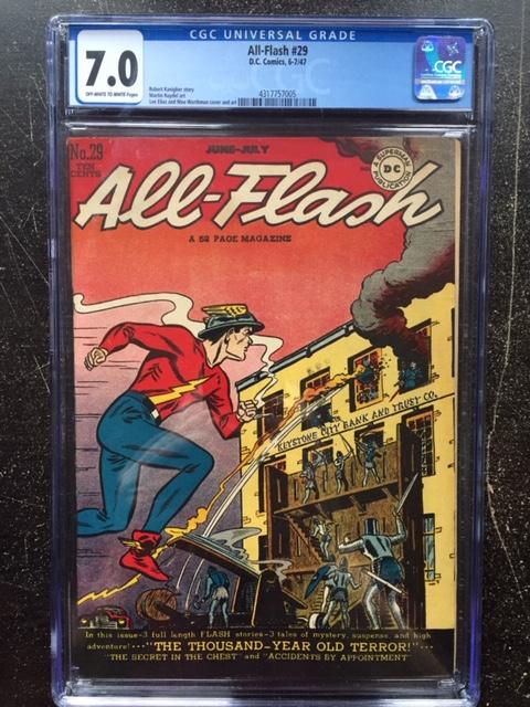 All-Flash #29 CGC 7.0 ow/w