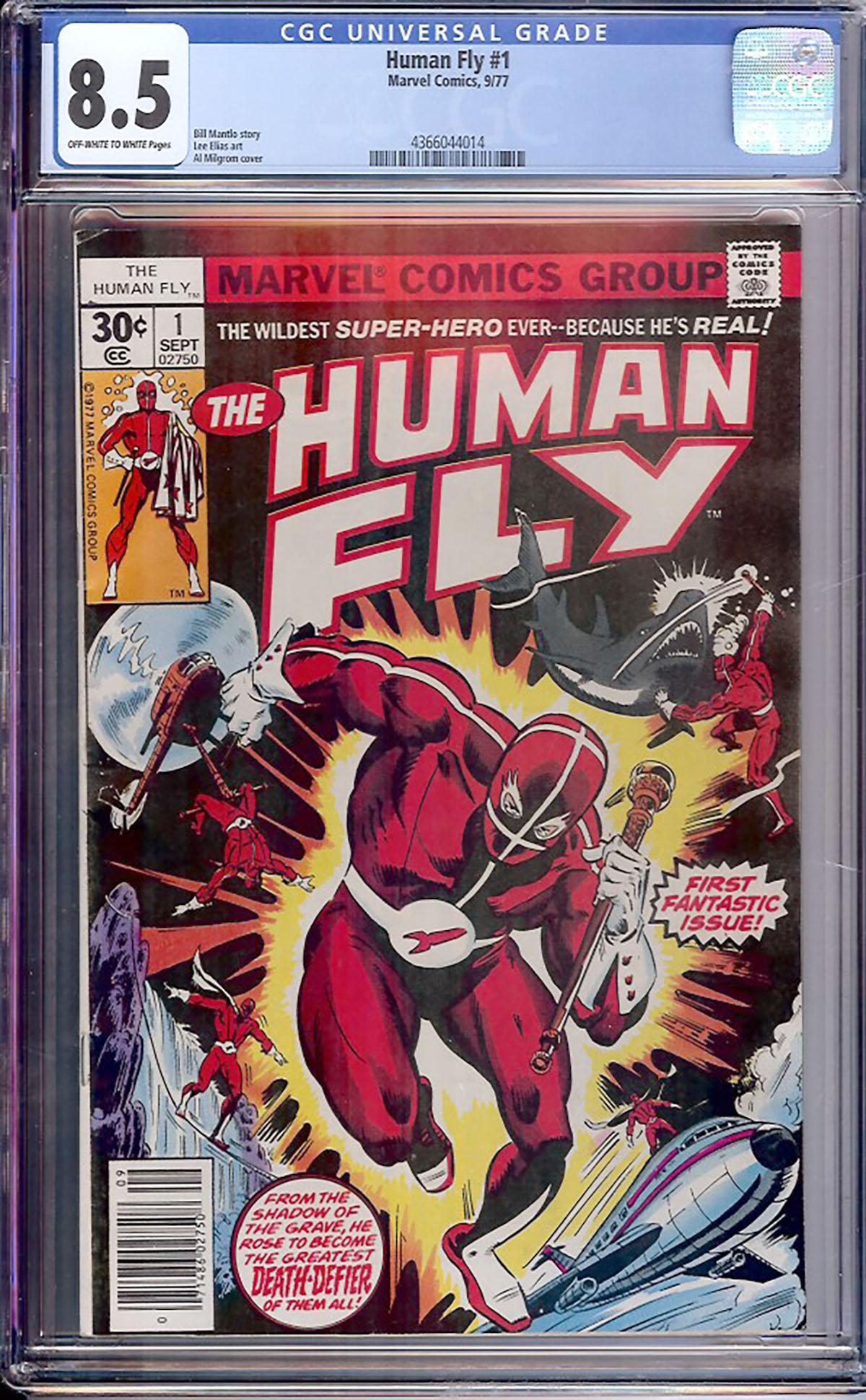Human Fly #1 CGC 8.5 ow/w