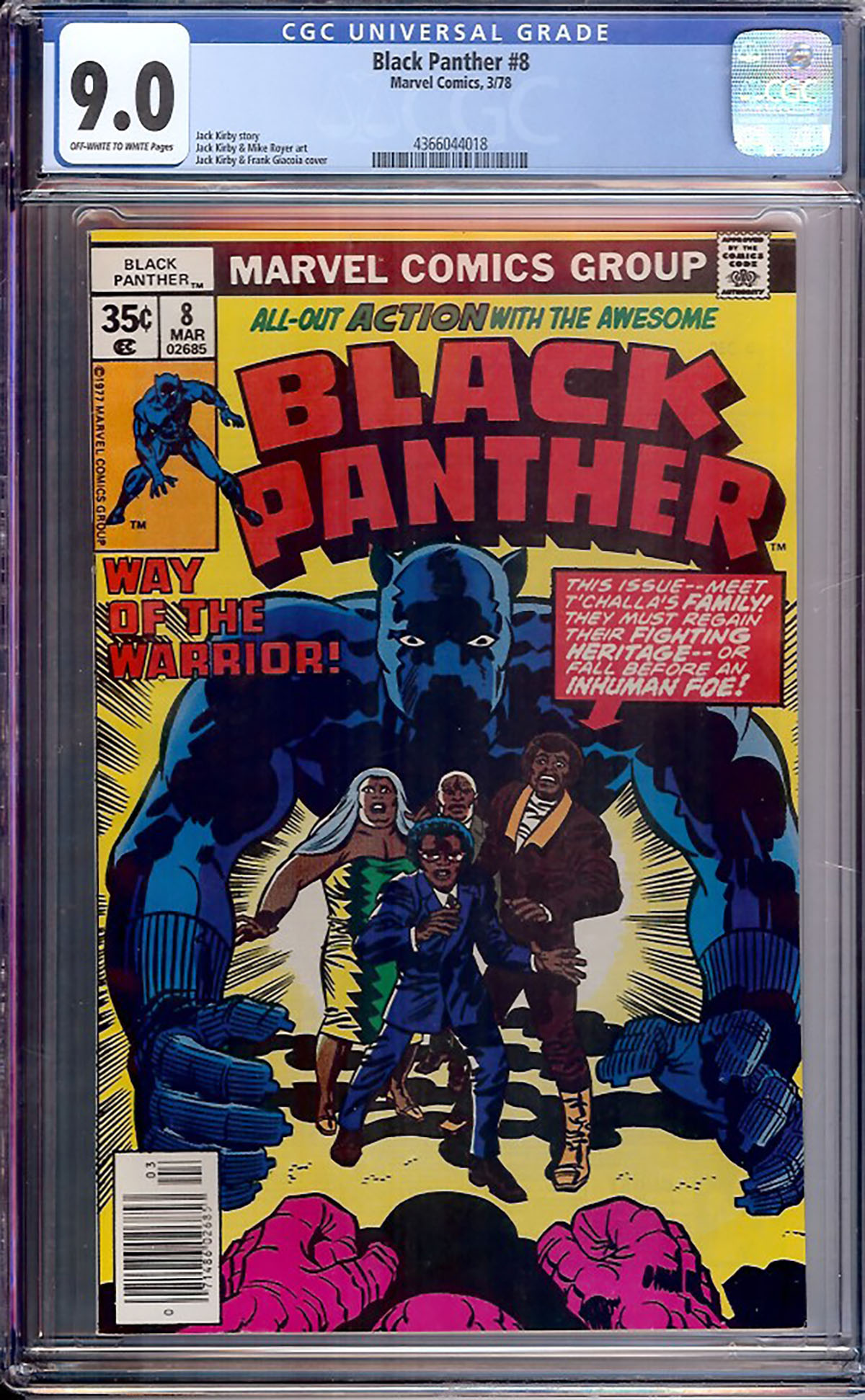 Black Panther #8 CGC 9.0 ow/w