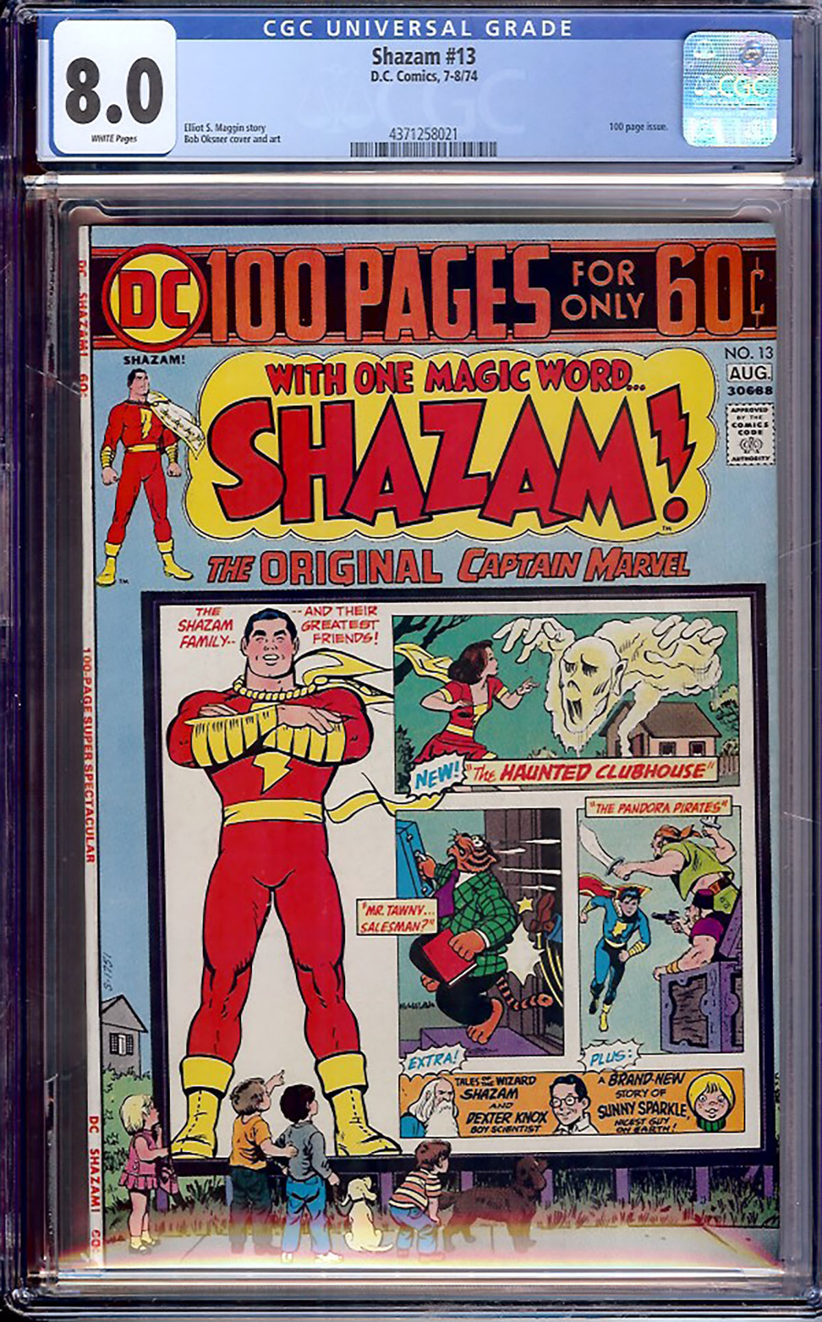 Shazam #13 CGC 8.0 w