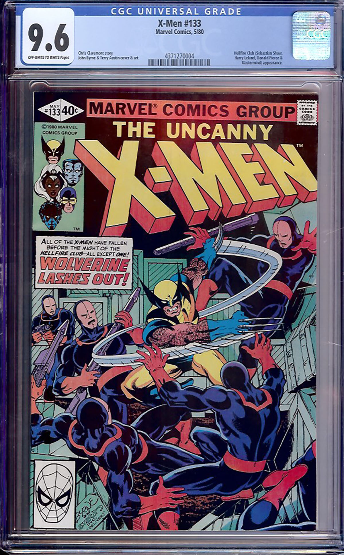X-Men #133 CGC 9.6 ow/w