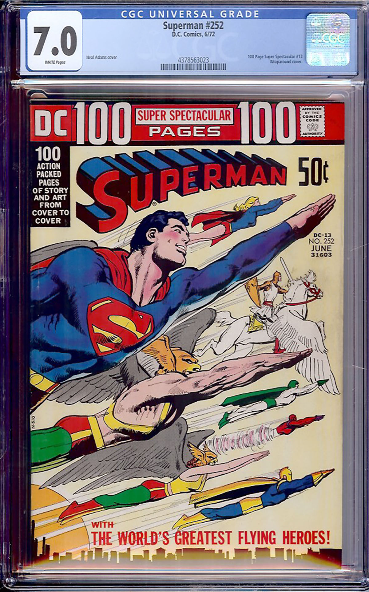 Superman #252 CGC 7.0 w