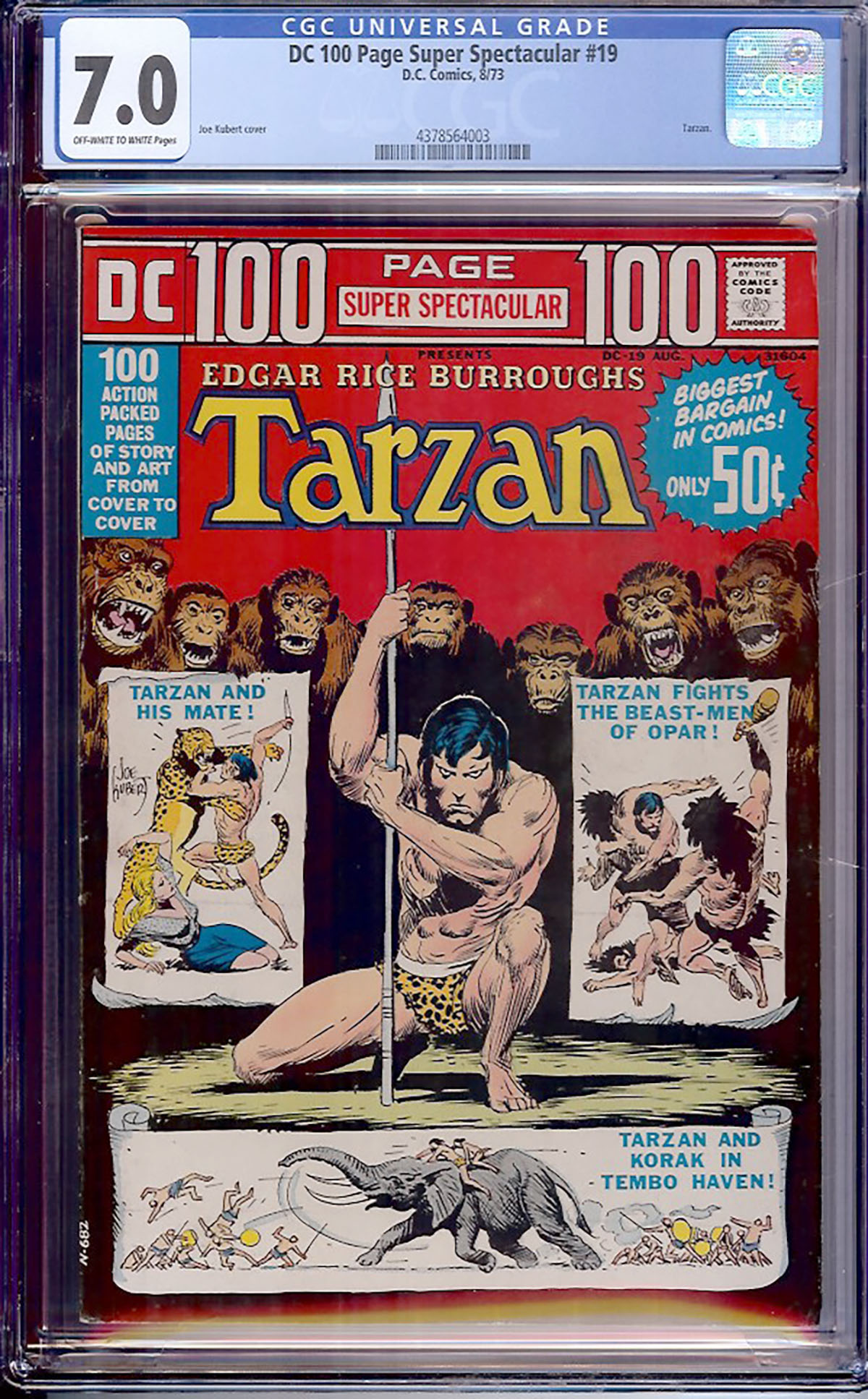 DC 100 Page Super Spectacular #19 CGC 7.0 ow/w