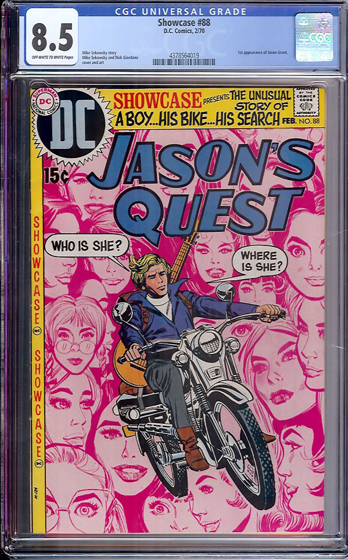 Showcase #88 CGC 8.5 ow/w