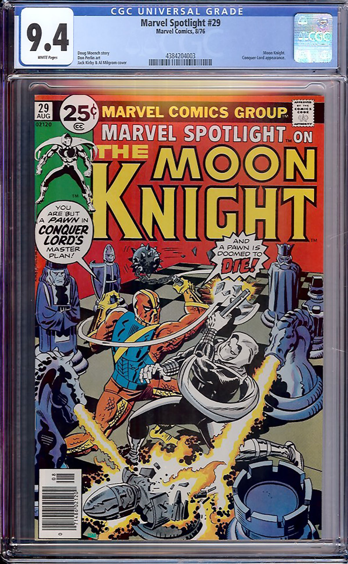 Marvel Spotlight #29 CGC 9.4 w