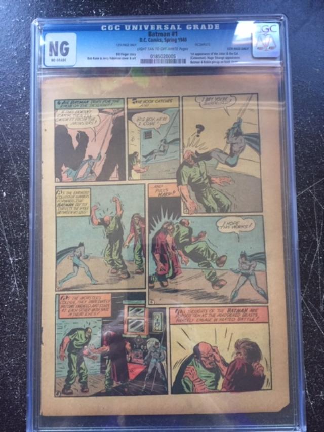 Batman #1 CGC 0.0 lt/ow