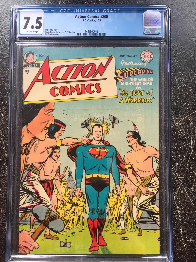 Action Comics #200 CGC 7.5 ow