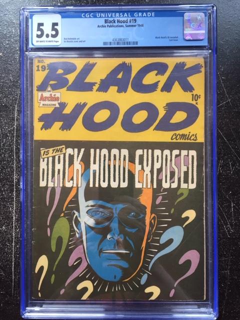 Black Hood #19 CGC 5.5 ow/w