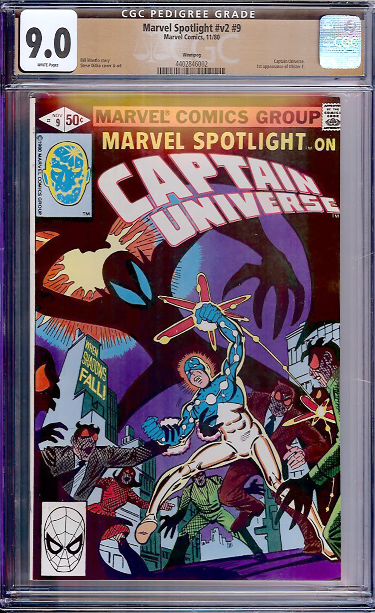 Marvel Spotlight Vol 2 #9 CGC 9.0 w Winnipeg