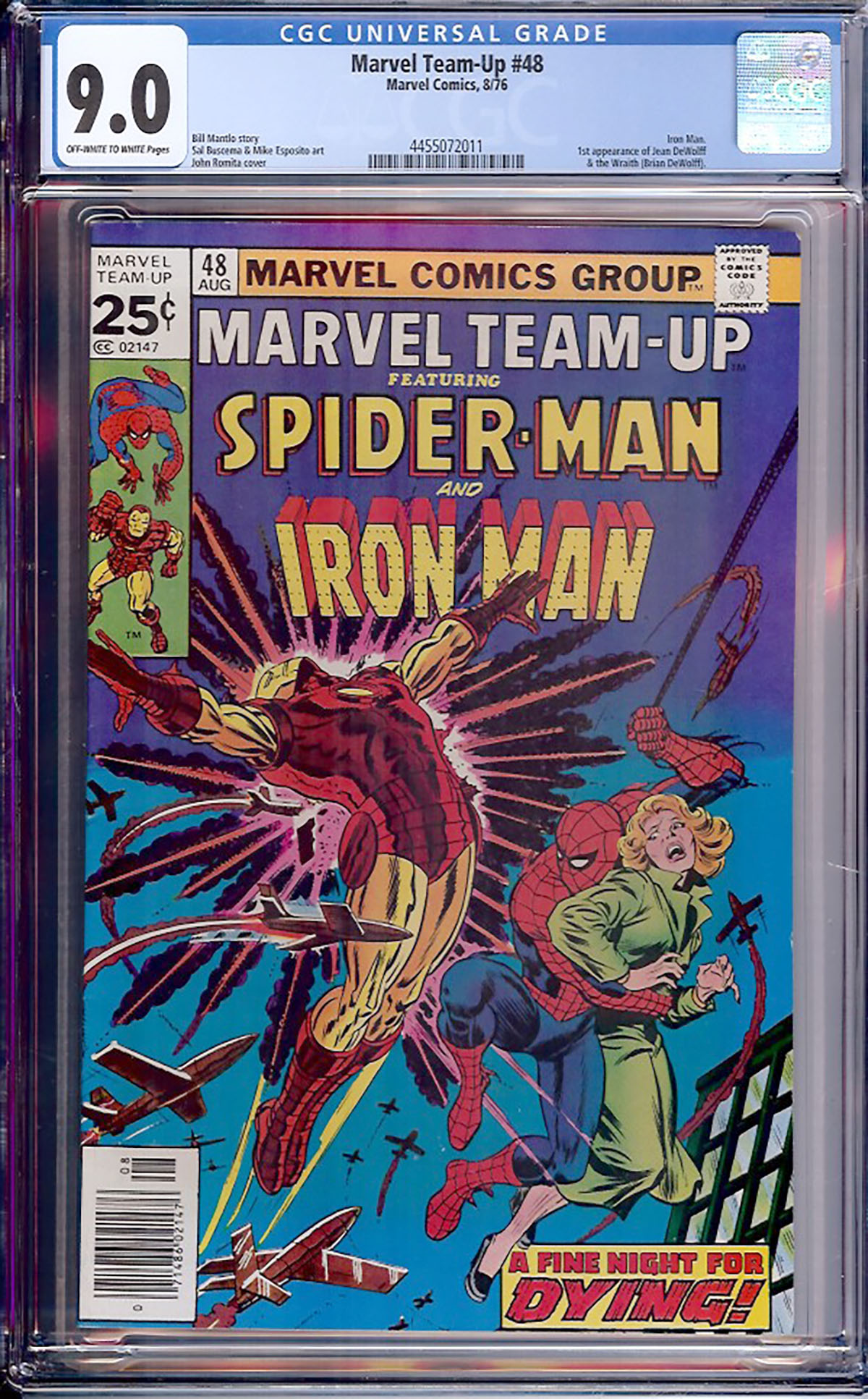 Marvel Team-Up #48 CGC 9.0 ow/w