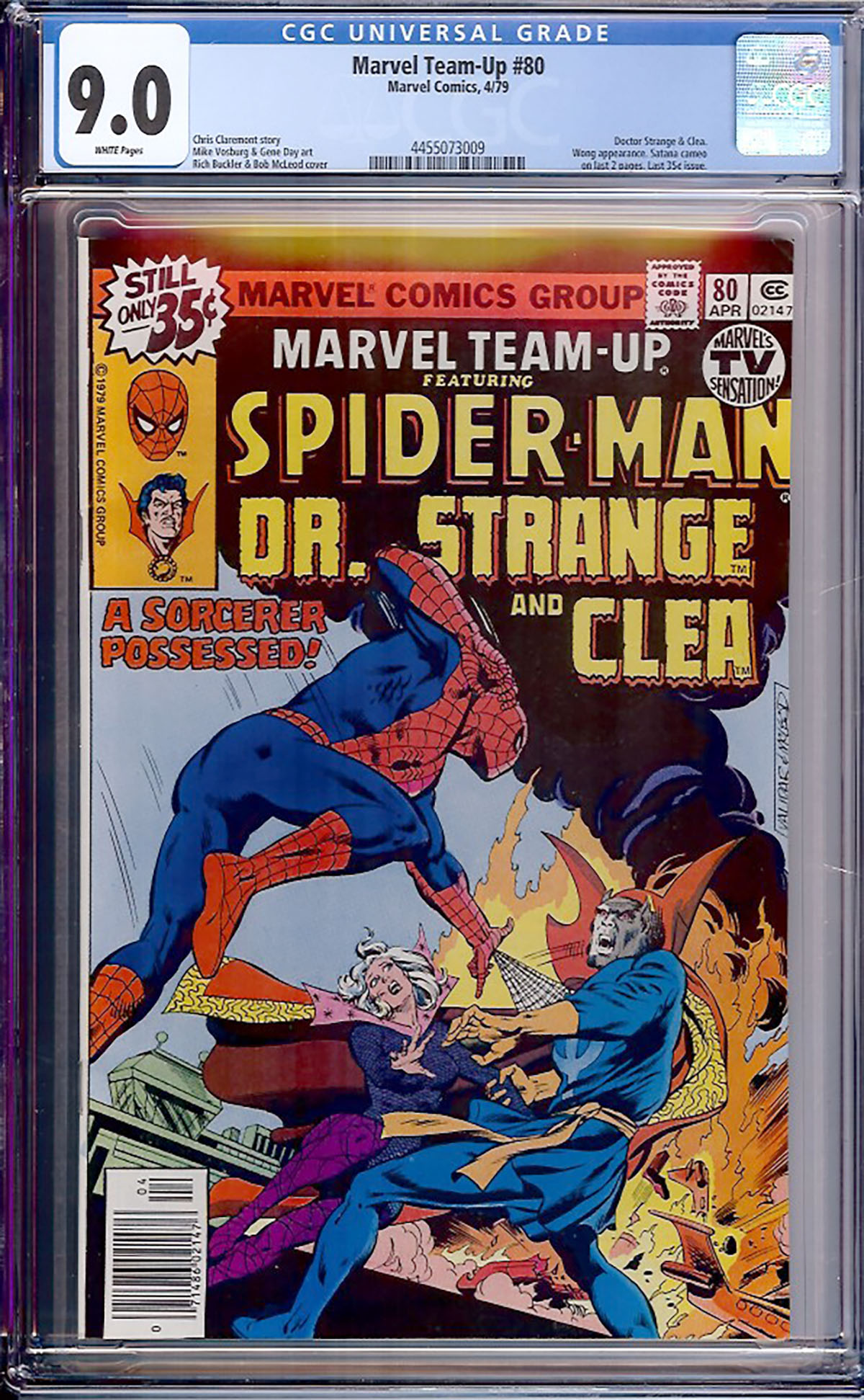 Marvel Team-Up #80 CGC 9.0 w
