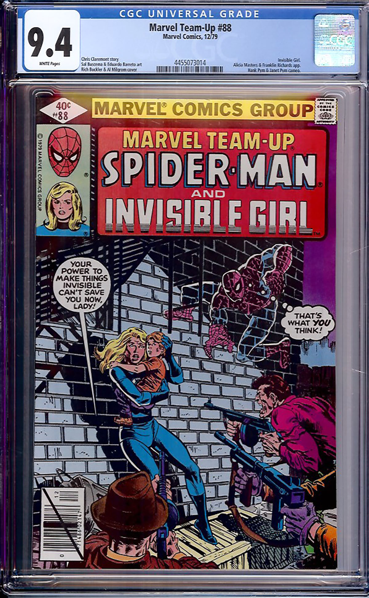 Marvel Team-Up #88 CGC 9.4 w