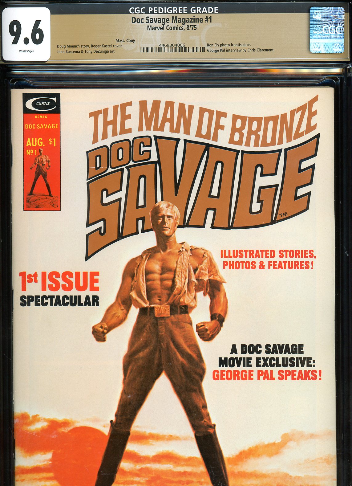 Doc Savage Magazine #1 CGC 9.6 w Mass. Copy