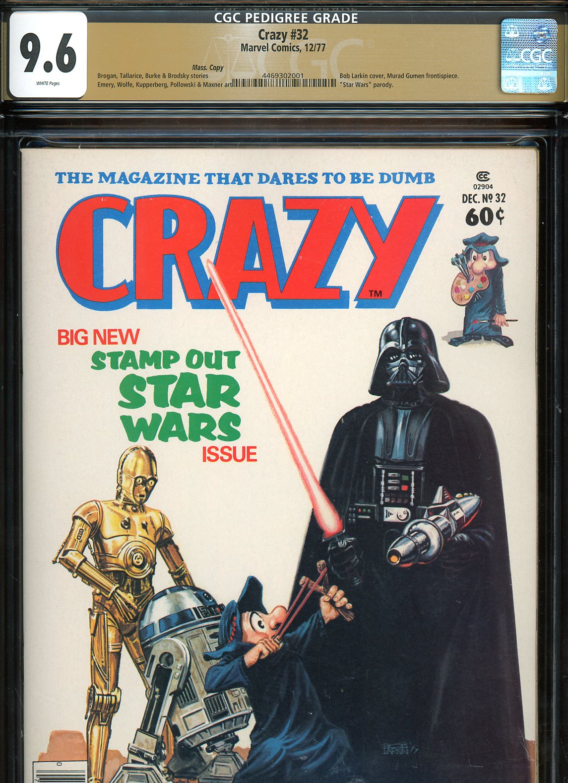Crazy #32 CGC 9.6 w Mass. Copy