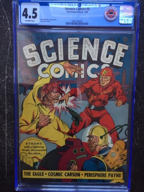 Science Comics #6 CGC 4.5 ow