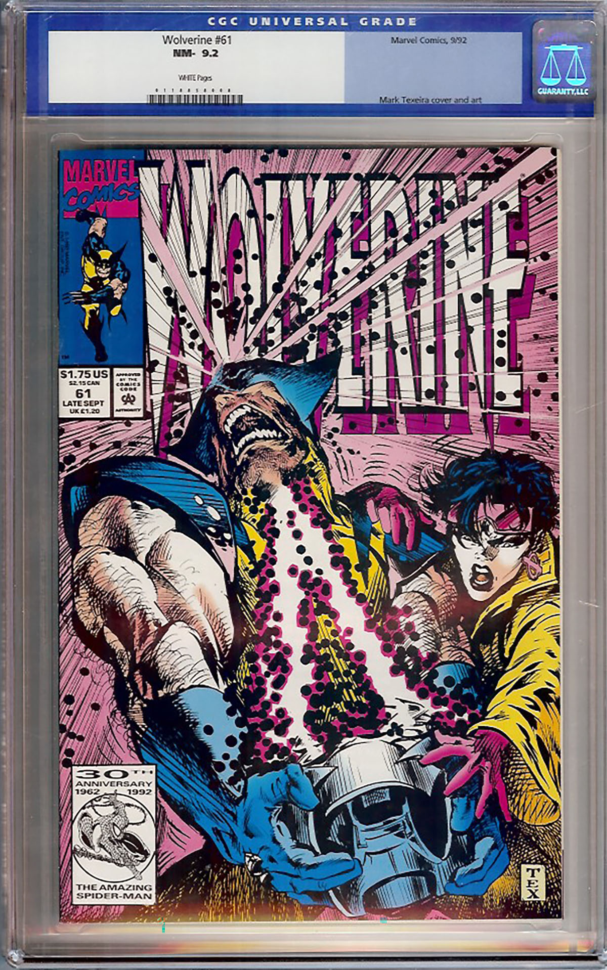 Wolverine #61 CGC 9.2 w