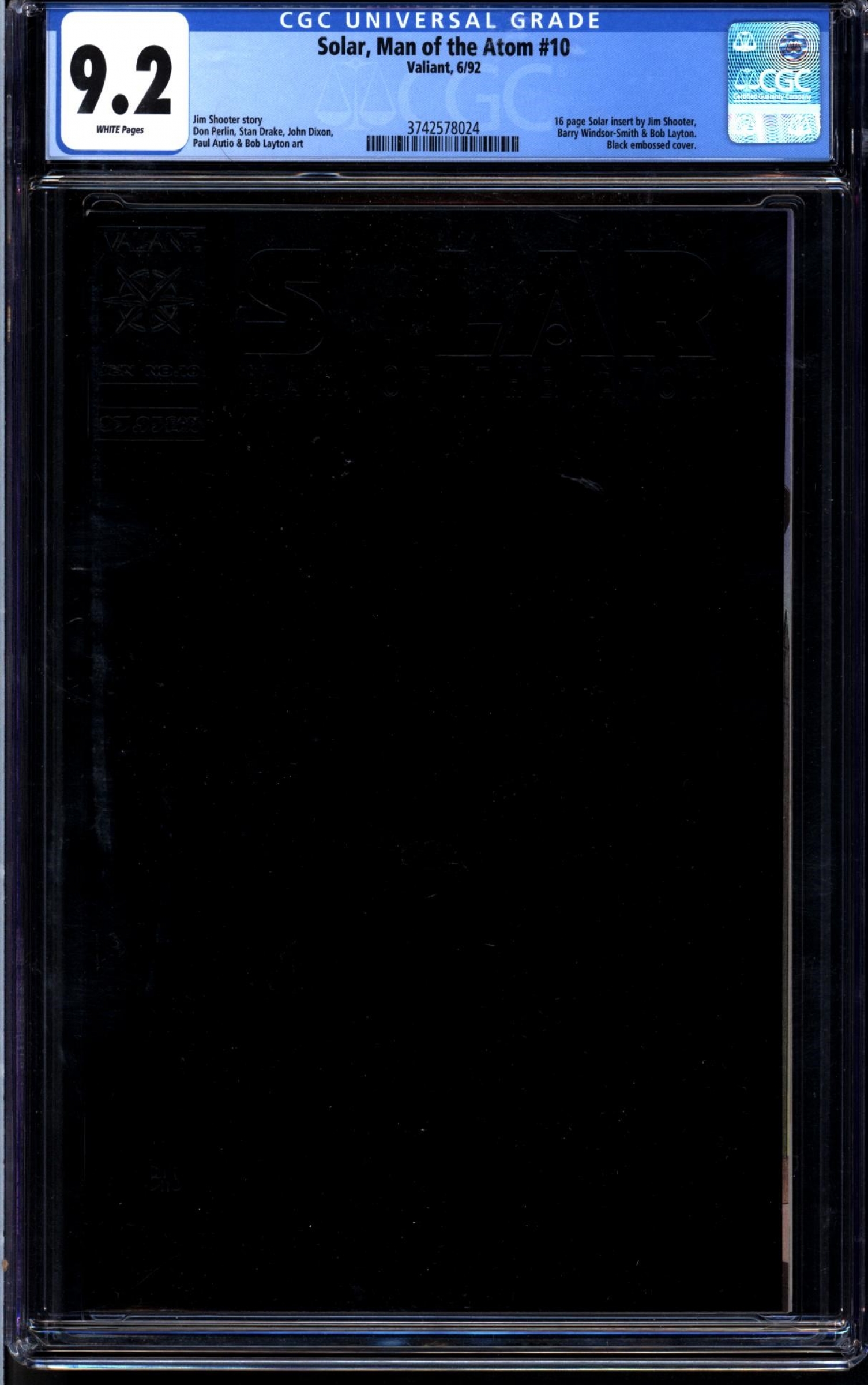Solar, Man of the Atom #10 CGC 9.2 w
