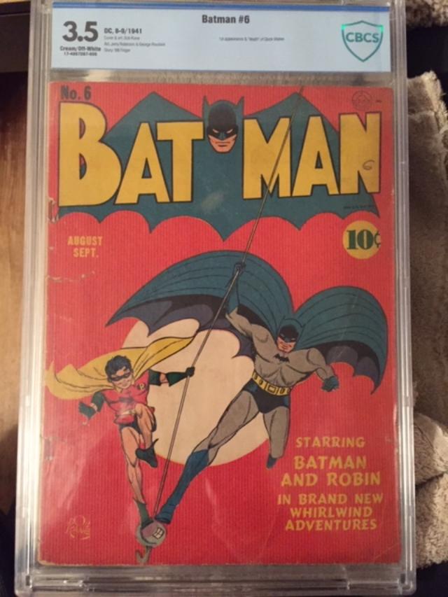 Batman #6 CBCS 3.5 cr/ow