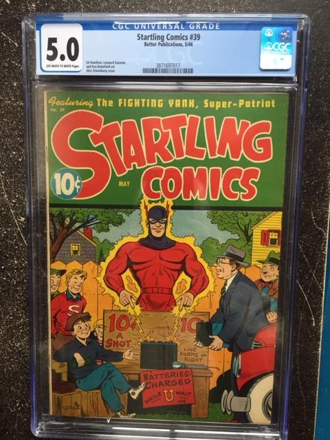 Startling Comics #39 CGC 5.0 ow/w