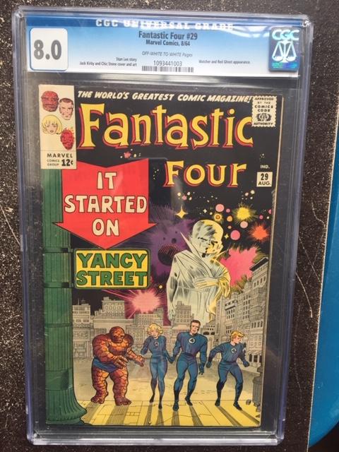 Fantastic Four #29 CGC 8.0 ow/w