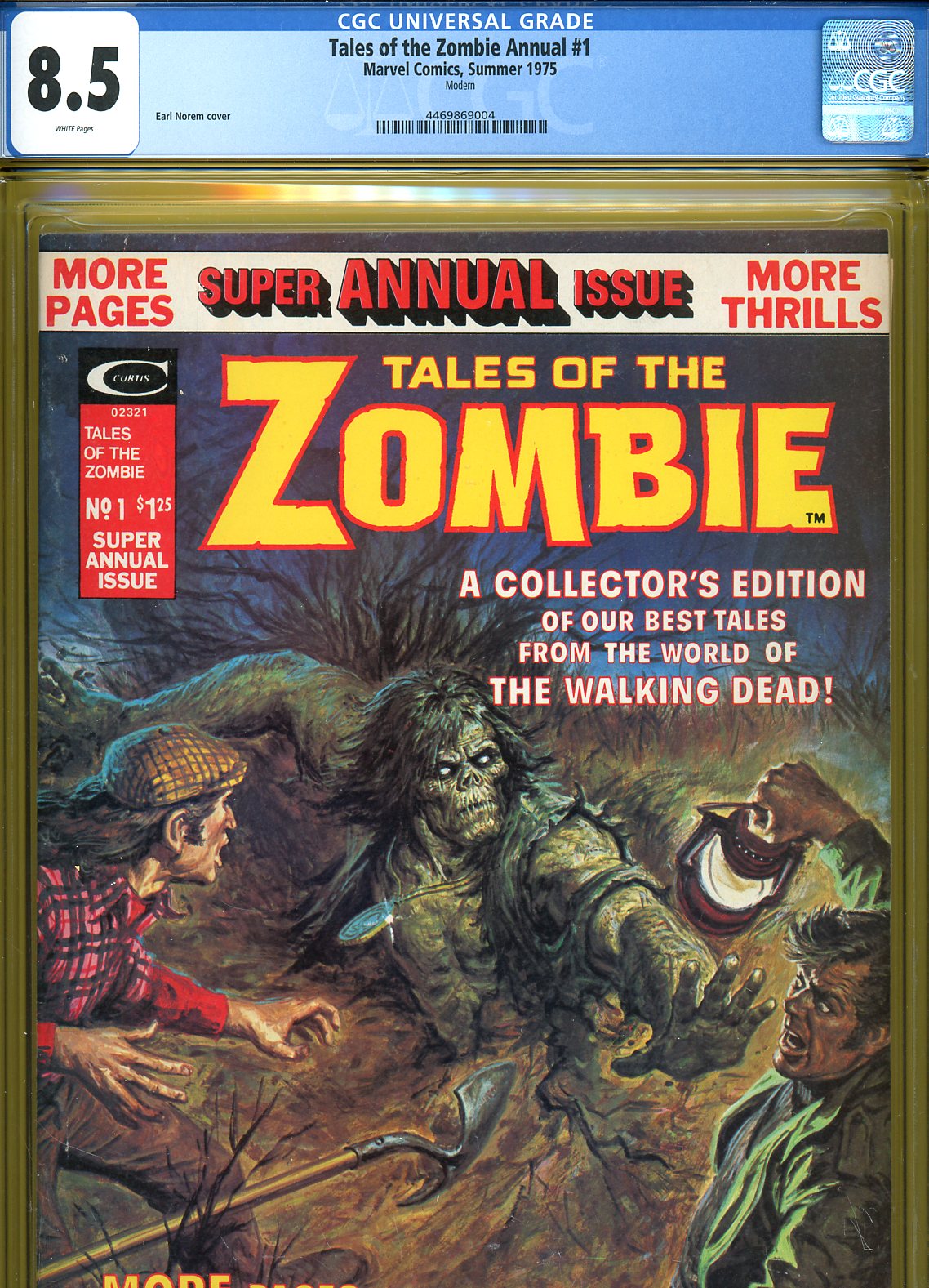 Tales of the Zombie Annual #1 CGC 8.5 w
