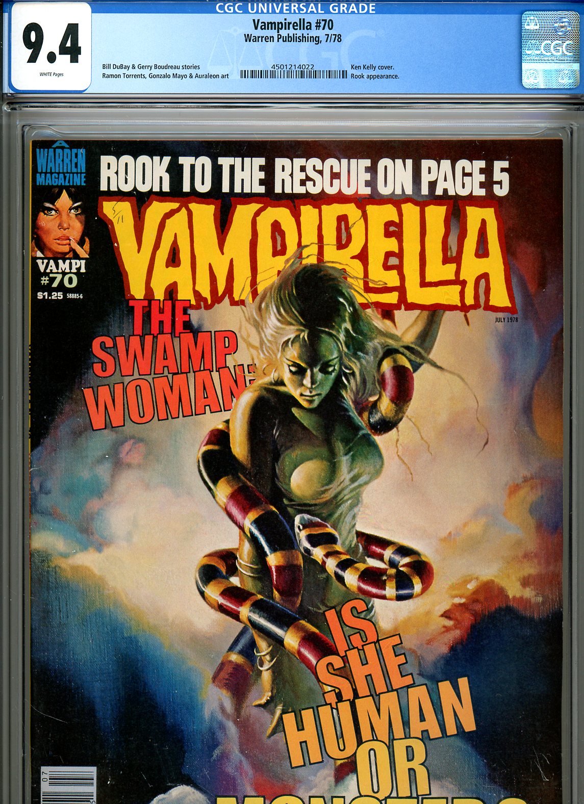 Vampirella #70 CGC 9.4 w