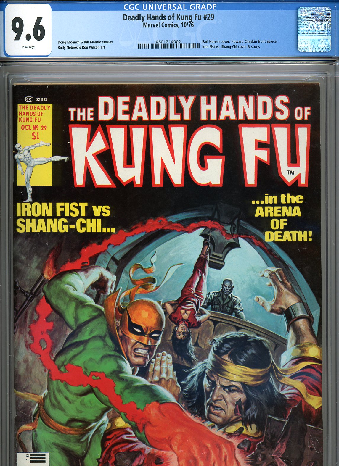 Deadly Hands of Kung Fu #29 CGC 9.6 w