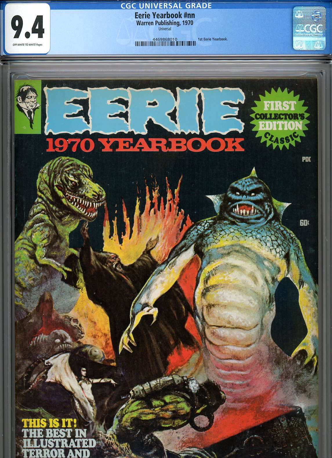 Eerie Yearbook CGC 9.4 ow/w