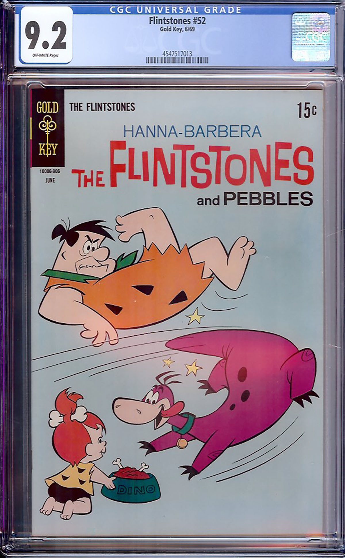 Flintstones #52 CGC 9.2 ow