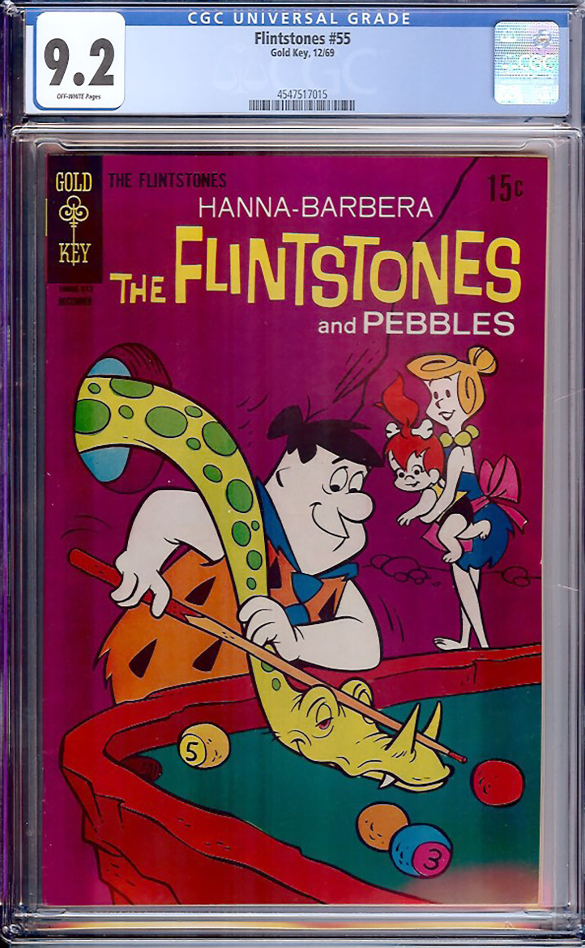 Flintstones #55 CGC 9.2 ow