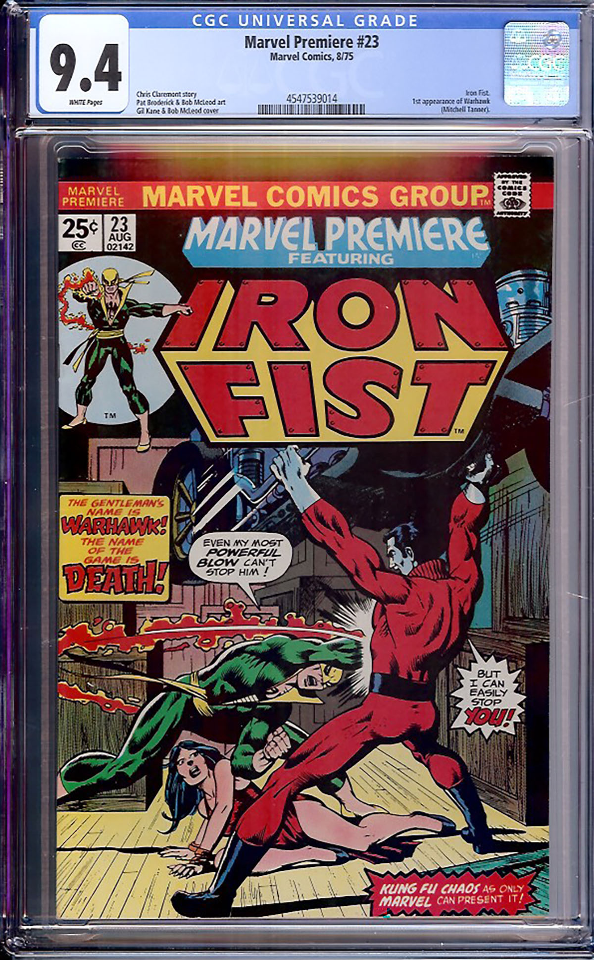Marvel Premiere #23 CGC 9.4 w