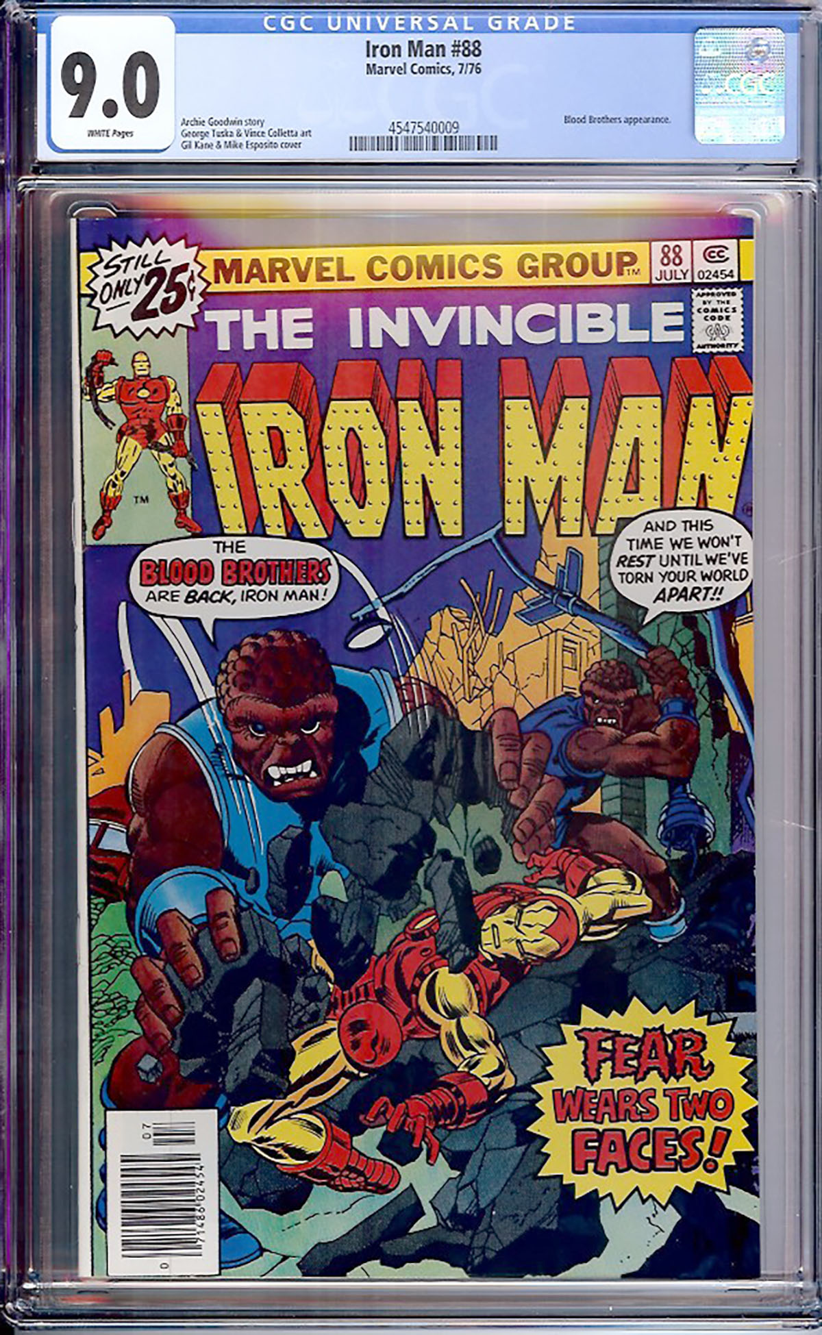 Iron Man #88 CGC 9.0 w