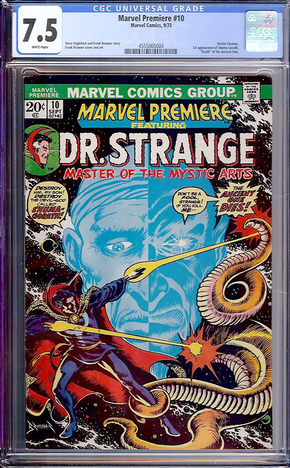 Marvel Premiere #10 CGC 7.5 w